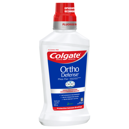 COLGATE Colgate Phos-Flur Ortho Defense Mint Mouthwash 16.9 fl. oz., PK6 732027